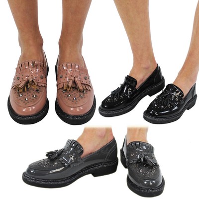 slip on brogues womens