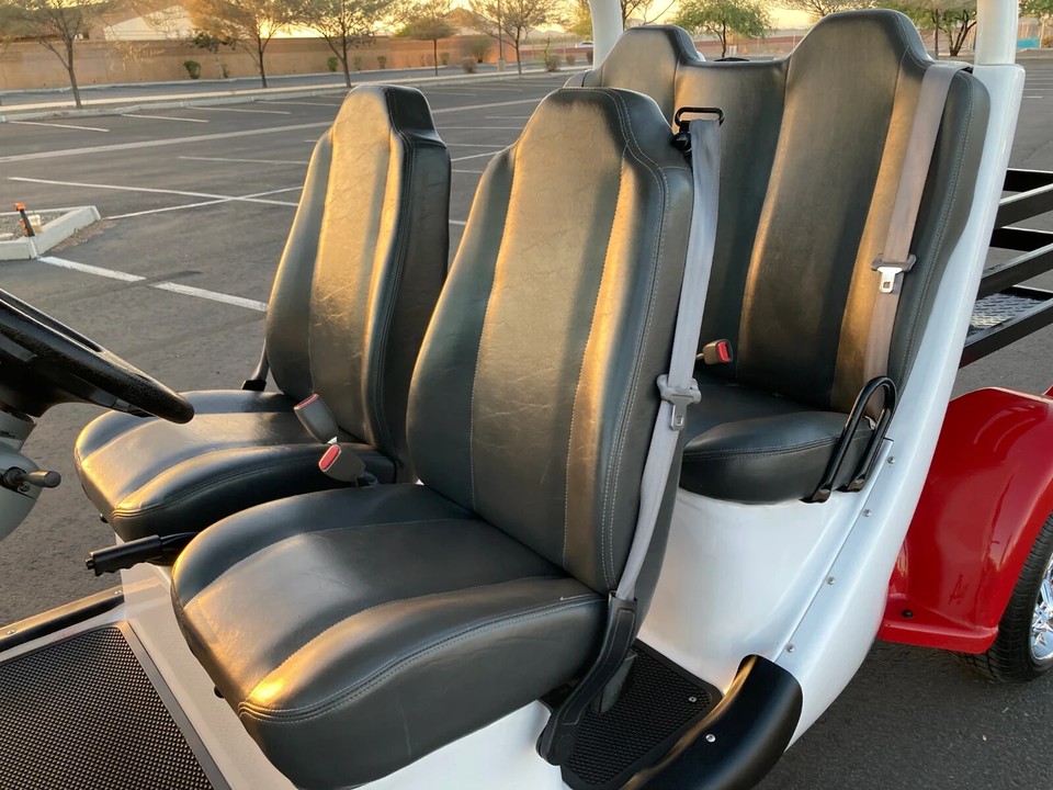 BEAUTIFUL 4 SEAT GEM CAR NEV LIMO GOLF CART, BRAND NEW BATTERIES, REAR GOLF KIT eBay