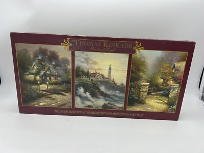 Thomas Kinkade Painter of Light 3 Set 500 piece puzzles 1998 20
