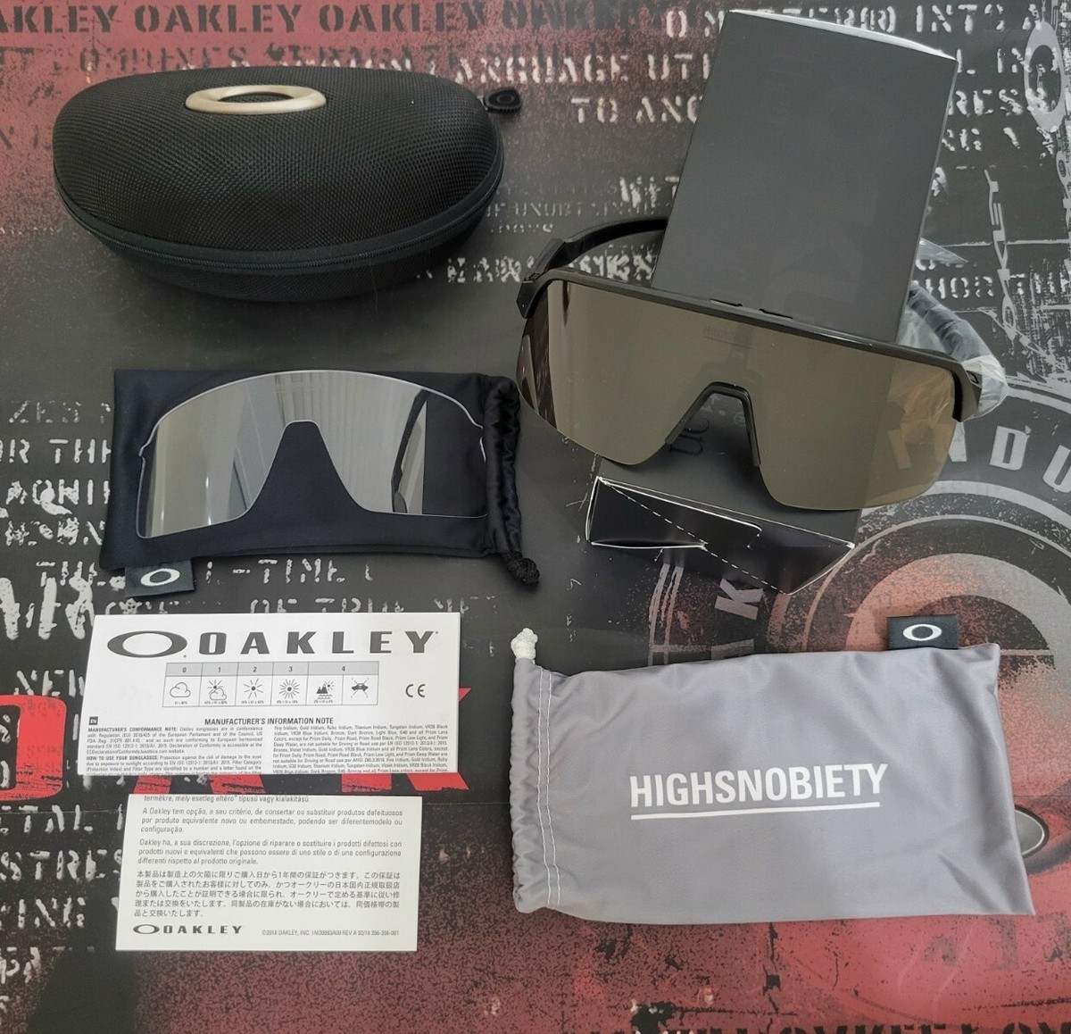 Oakley x Highsnobiety Sutro Lite Matte Black Prizm Tungsten Oakley x Highsnobiety Sutro Lite Matte Black Prizm Tungsten