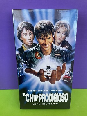 EL CHIP PRODIGIOSO- STEVEN SPIELBERG- VHS- CAJA CARTÓN- NUEVO PRECINTADO