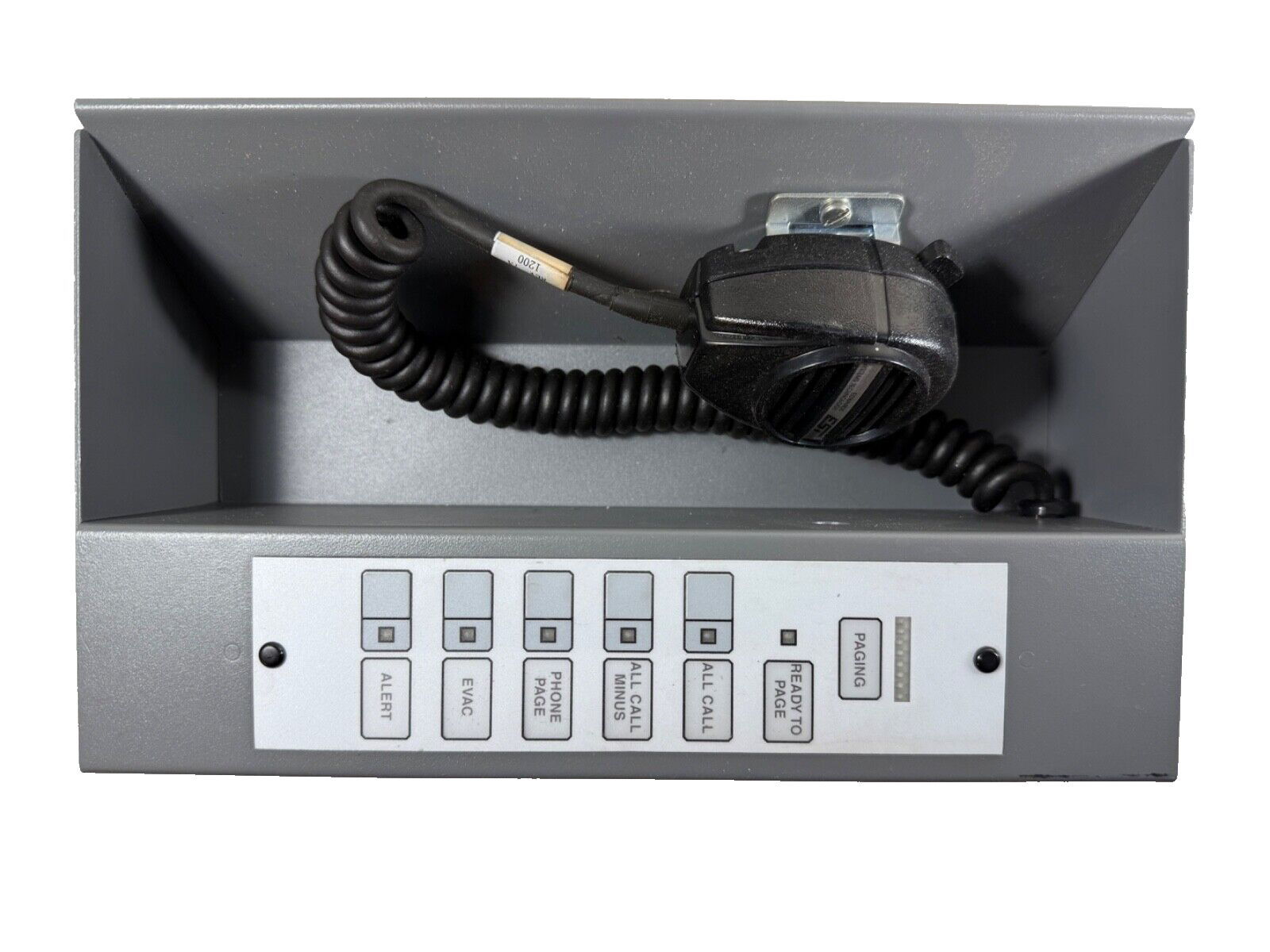 EST Edwards 3-ASU Fire Alarm Control Panel Microphone Assembly-image