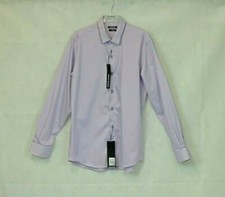 Remus Uomo Tapered Lilac Long Sleeve Shirt 15.5" Rrp  59 CR014 HH 01