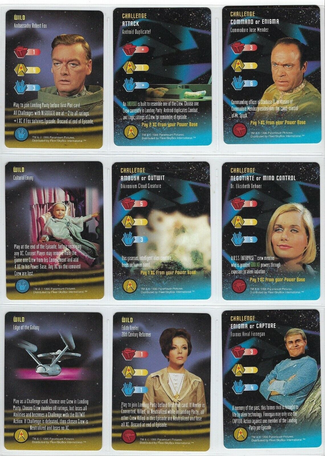 1996 Star Trek Next Generation Customizable Card Game Immortal