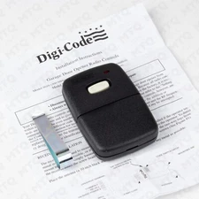 Digi-Code 5012 Single Button Visor Transmitter Garage Door Opener Remote Control