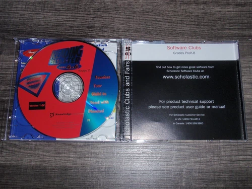 Reading Blaster Ages 4-6 PC/Mac CD-ROM 2disc Knowledge Adventure 1998 Win. 95/98 - 画像4/4