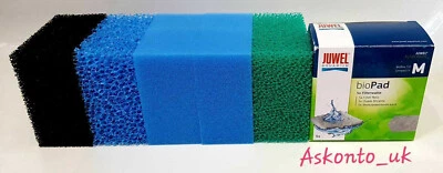 Komplettset Compact M Schaumstoff Pads Filter/Schwamm Aquarium Ersatz Juwel 3.0