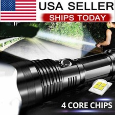 Super Bright Powerful Flashlight XHP50.2 Rechargeable Zoom Torch