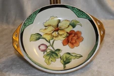 Vintage Noritake  Hand Painted Decorative Bowl Double Handled