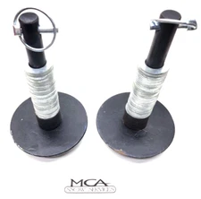 WESTERN SNOW PLOW HEAVY DUTY SOLID CAST SHOE ASSEMBLY STRAIGHT BLADE (2) 49071