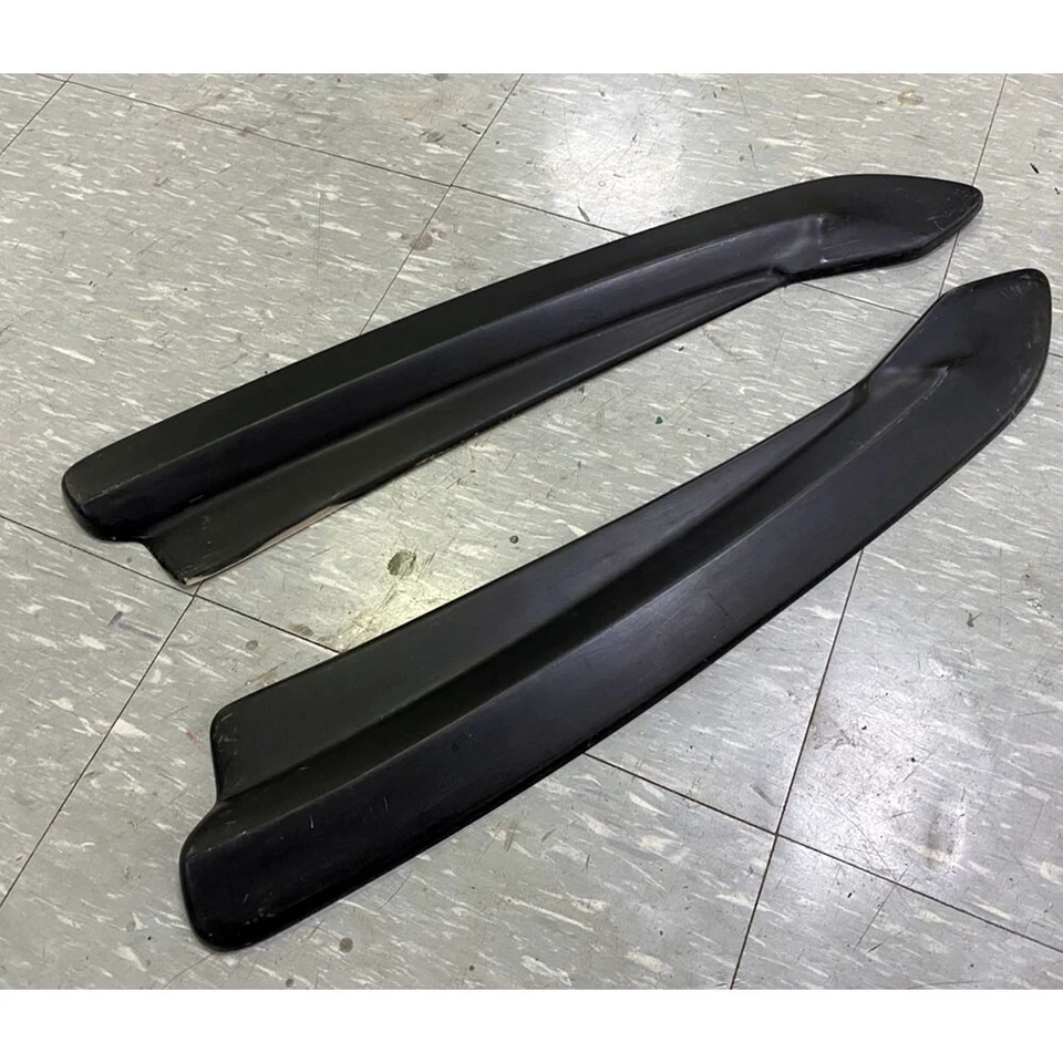 Matte Black For Audi RS6 C7 5DR Avant Rear Side bumper Bar Splitter 2013-2018 Foto 3 de 4