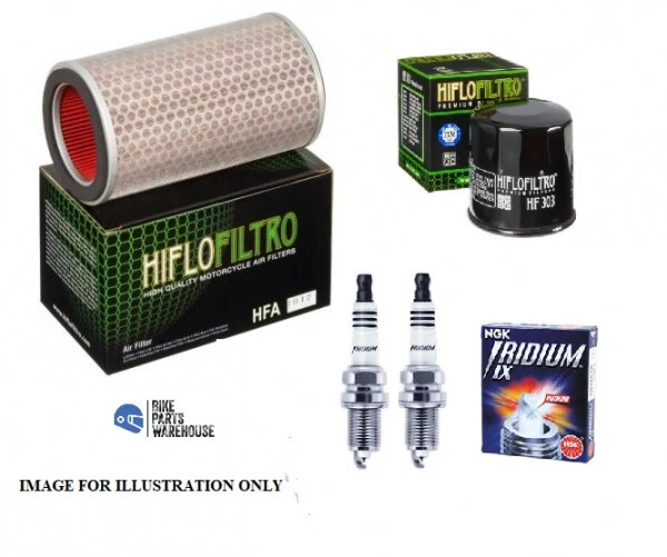 HONDA VTR1000 FIRESTORM 1997 2002 Filters & IRIDIUM Spark Plugs Service Kit - Image 1 of 1