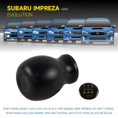 5-Gang-Schaltknauf für Subaru Impreza GDA GDB GC8 1992-2007 5MT