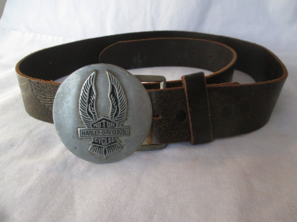 ???Harley-Davidson Eagle Wing Belt??? Harley Davidson 1988 Flying Eagle Wings Belt Buckle Made USA  main image 2