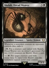 Shelob, Dread Weaver 0029 Non Foil Rare LOTR Commander MTG Near Mint