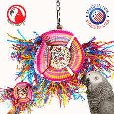 Bonka Bird Toys 3488 Cake Party Foraging Preening parrot cage cockatiel conure