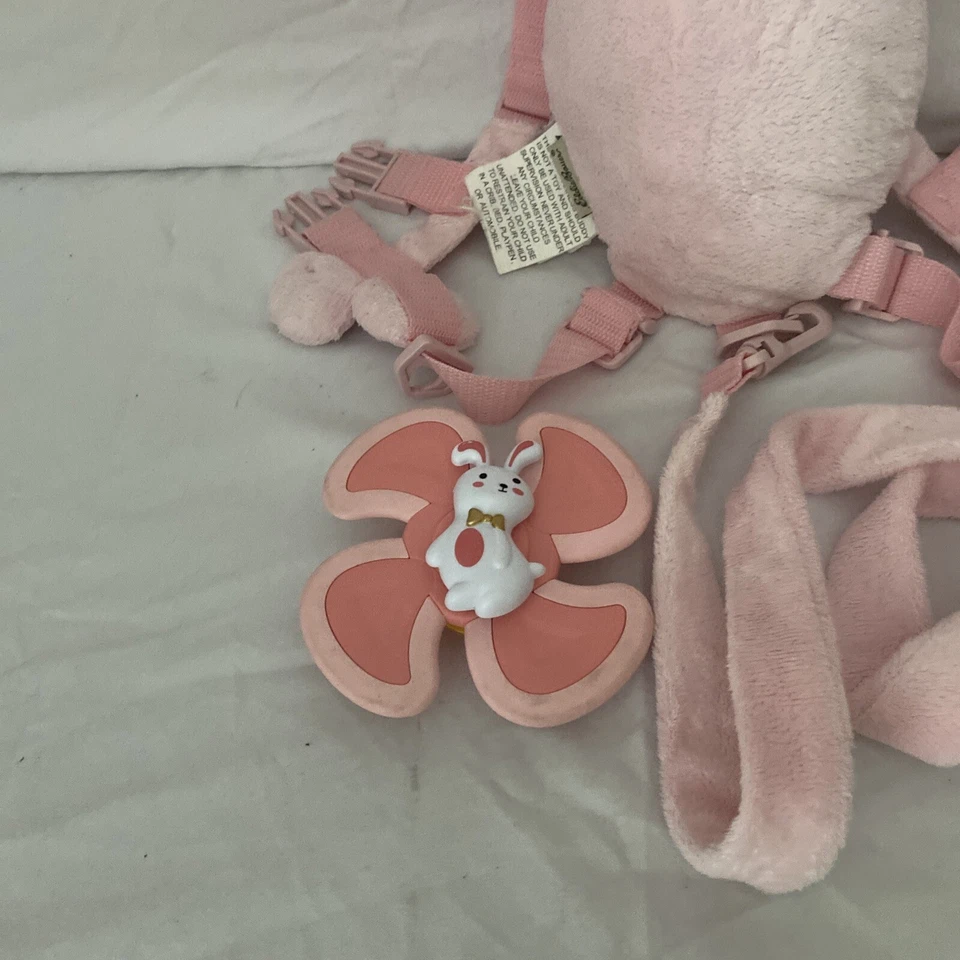 Lote de 2 Arnés Eddie Bauer 2 en 1 Seguridad Infantil Rosa Perro 12" Peluche y Juguete Foto 3 de 4