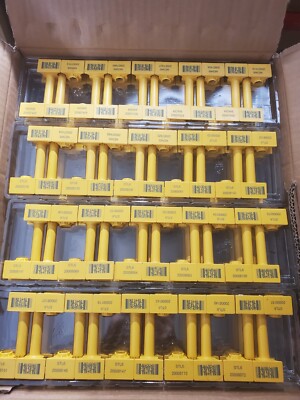 200 Piece Tydenbrooks SnapTracker Security Trailer Container Bolt Seal Yellow