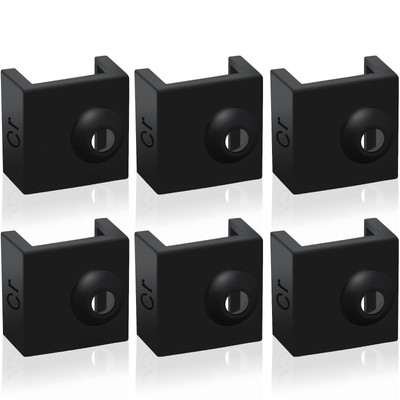 3D Printer Hotend Silicone Sock 6 PCS Heater Block Silicone Cover for Crealit...