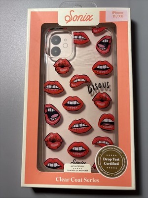 Sonix Apple iPhone 11/XR Fitted Case - Bisous Lips Kissing NIB