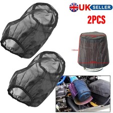 2PCS Air Filter Protective Cover Oilproof Dustproof For Harley Touring Softail