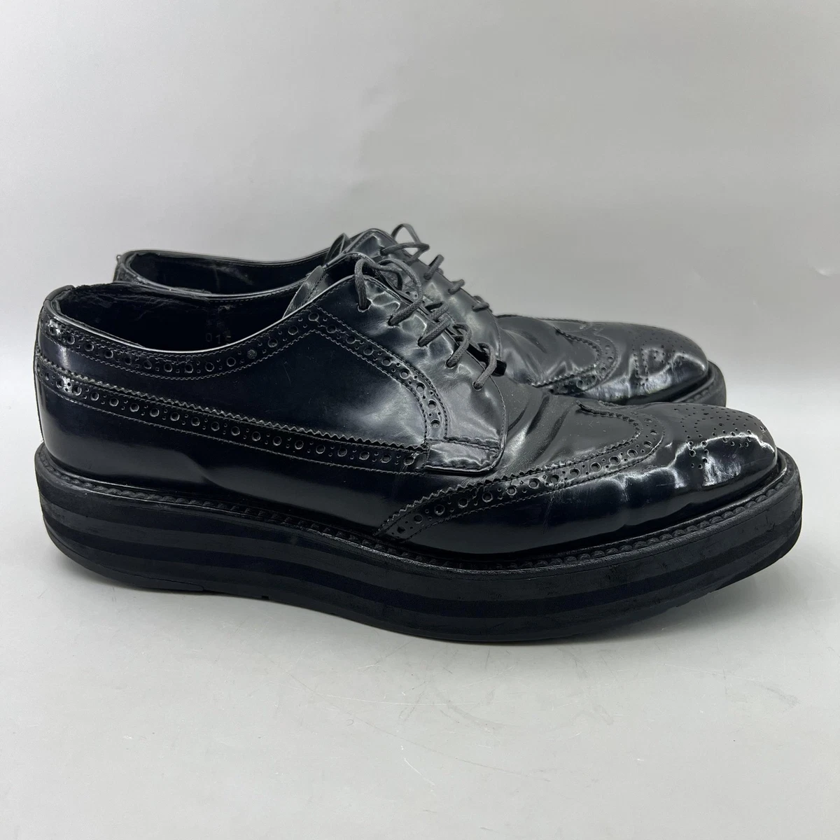 PRADA Wing Tip-Men's Dress Shoes for sale | eBay