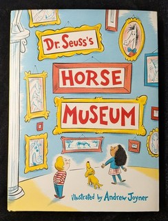 DR. SEUSS'S HORSE MUSEUM BOOK AND MINI SKETCH PAD OLD FRIENDS CHARITY