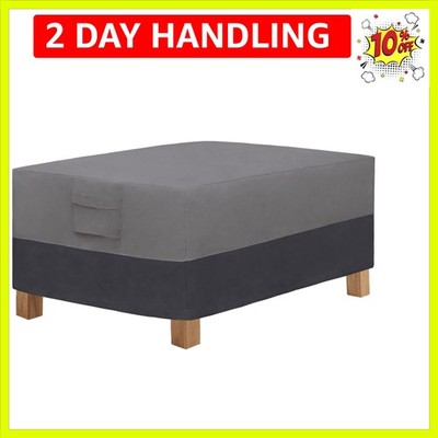 Patio Coffee Table Cover Small Outdoor Rectangular Table Cover, UV Resistant ...