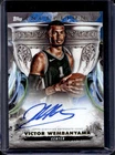 2024-25 Topps Inception Victor Wembanyama Grail Chasing Blue Auto #/25