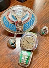 Vintage 1970s Timex Electric Mens wristwatch with extras