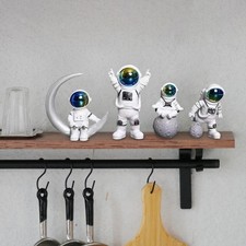 -Figur Spaceman-Skulptur -Modell-Figur aus Kunstharz zum Sammeln für Zuhause,