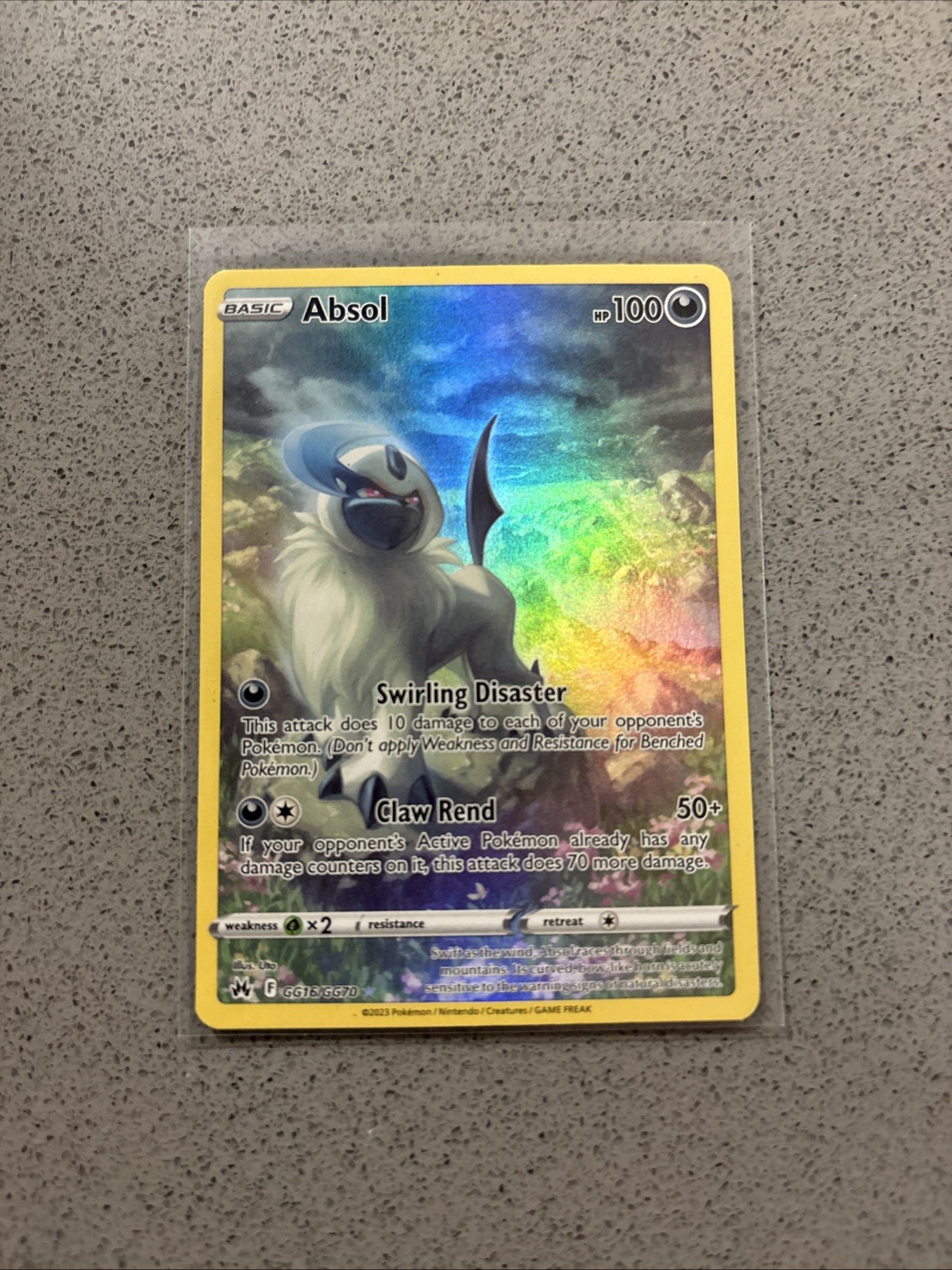Absol GG16/GG70 Crown Zenith: Galarian Gallery Holo