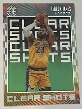 2019-20 Panini Illusions LeBron James Clear Shots #1 Los Angeles Lakers RARE
