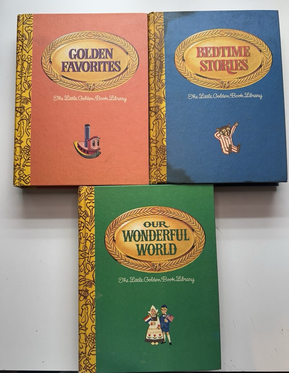 VTG The Little Golden Book Library 1969 Set Of Three Books | eBay