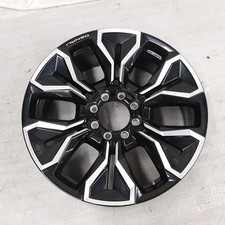 1 Wheel Rim For Sierra Denali Ev Oem 90 Percent Black Machined