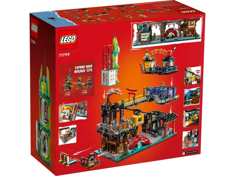 LEGO NINJAGO: Ninjago City Markets 71799 New in Box 5702017435787