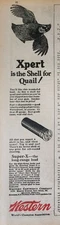 Western Xpert Super X Shotgun Gun Shells Picture Magazine Ad Vtg 1926 Hunting 