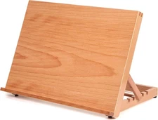 Falling in Art 5-Position Wood Drafting Table Easel Drawing and Sketching Board,