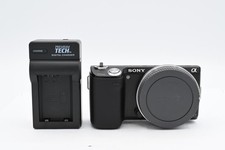 Sony NEX-5N Mirrorless Camera Body, Black {16.1MP} with Battery & Charger