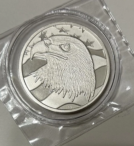 Pledge of Allegiance Eagle USA Bullion 0.999 Silver 1 Troy OZ