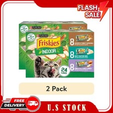  2 pack Purina Friskies Variety Pack, Wet Cat Food, 5.5 oz Cans, 24 Pack