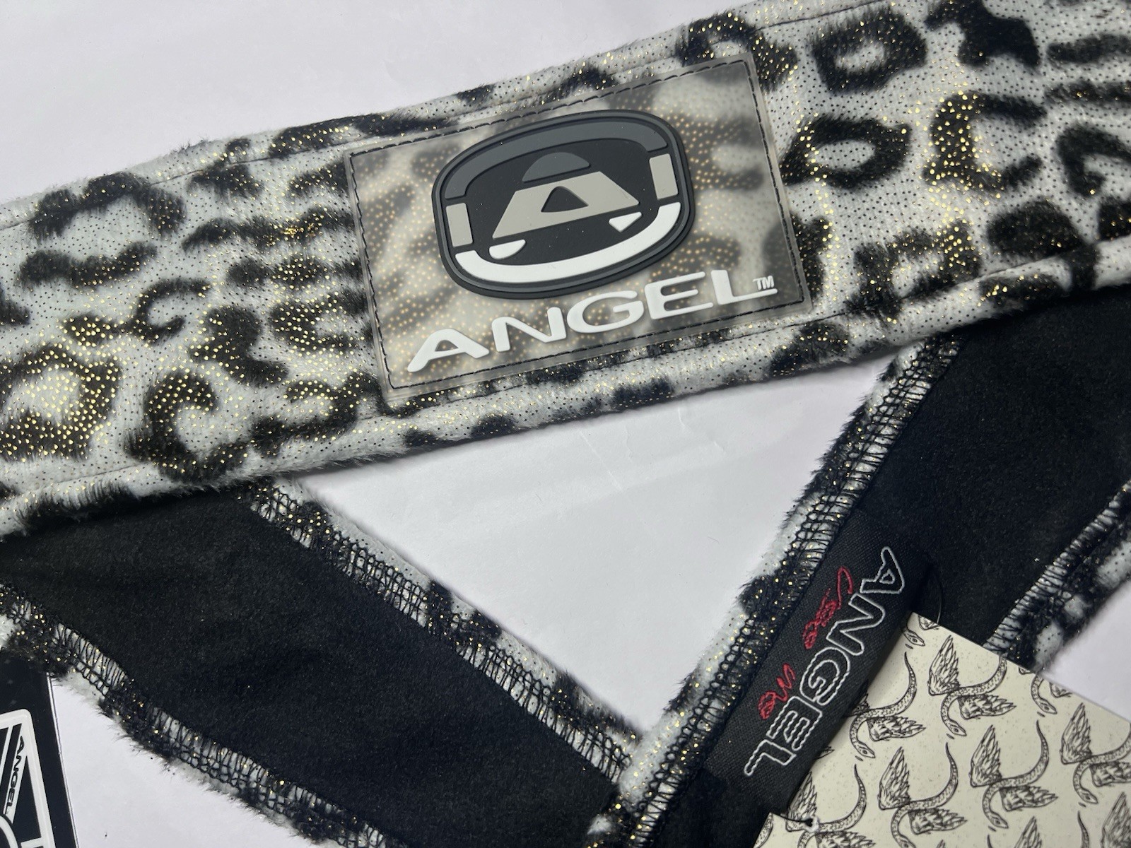Angel Paintball Headband - Valhalla + Snow Leopard  Visor + Sticker Sheet Lot