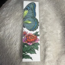 Butterfly Wing-ONE OF A KIND. HAND COLORED BOOK MARK. BEAUTIFUL  Laminated