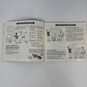Power Glove Programing Manual Authentic Nintendo NES Instruction Booklet 1989