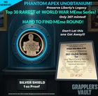 2025 Silver Shield 2025 Abolish Income Tax - RARE WW MEme!  Compare @ $700!