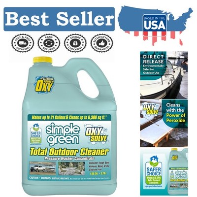 1 Gal. Oxy Solve Total Outdoor Cleaner - EPA Certified for Safe Use Outdoors
