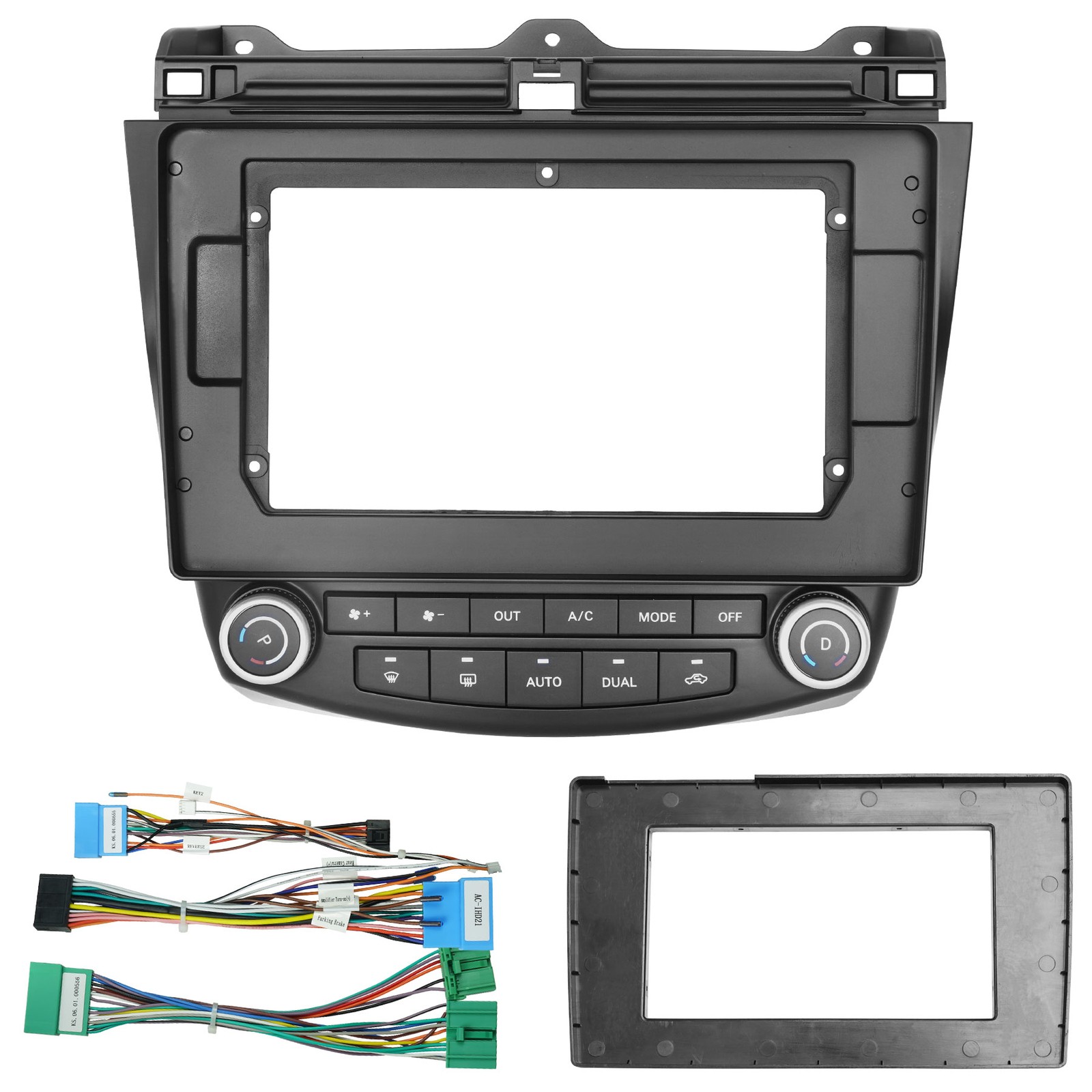 Radio Fascia Kit Dash Panel Trim Frame For Honda Accord 2003-2007