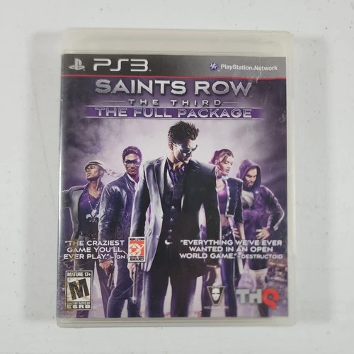Saints Row: The Third - The Full Package (Sony PlayStation 3, 2012) With Manual