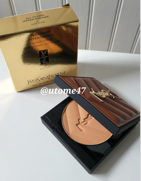 $65 YSL All Hours Hyper Bronze Bronzer Bronzong Powder Compact #2