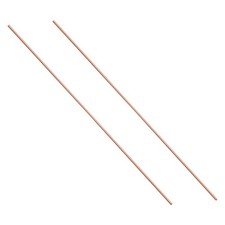 2pcs Copper Tubes Diameter 3mm Copper Piping Copper Rod Copper Tubing Metal